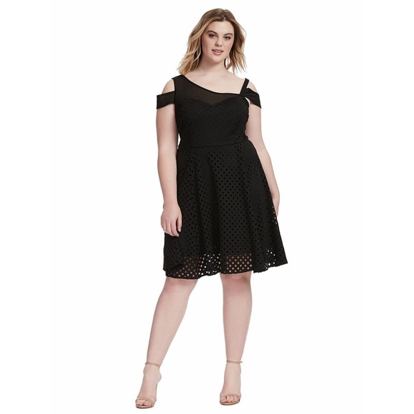 LAST ONE! MBLM Tess Holliday Cutwork Sweetheart Pinup Party Dress - Picture 2 of 7